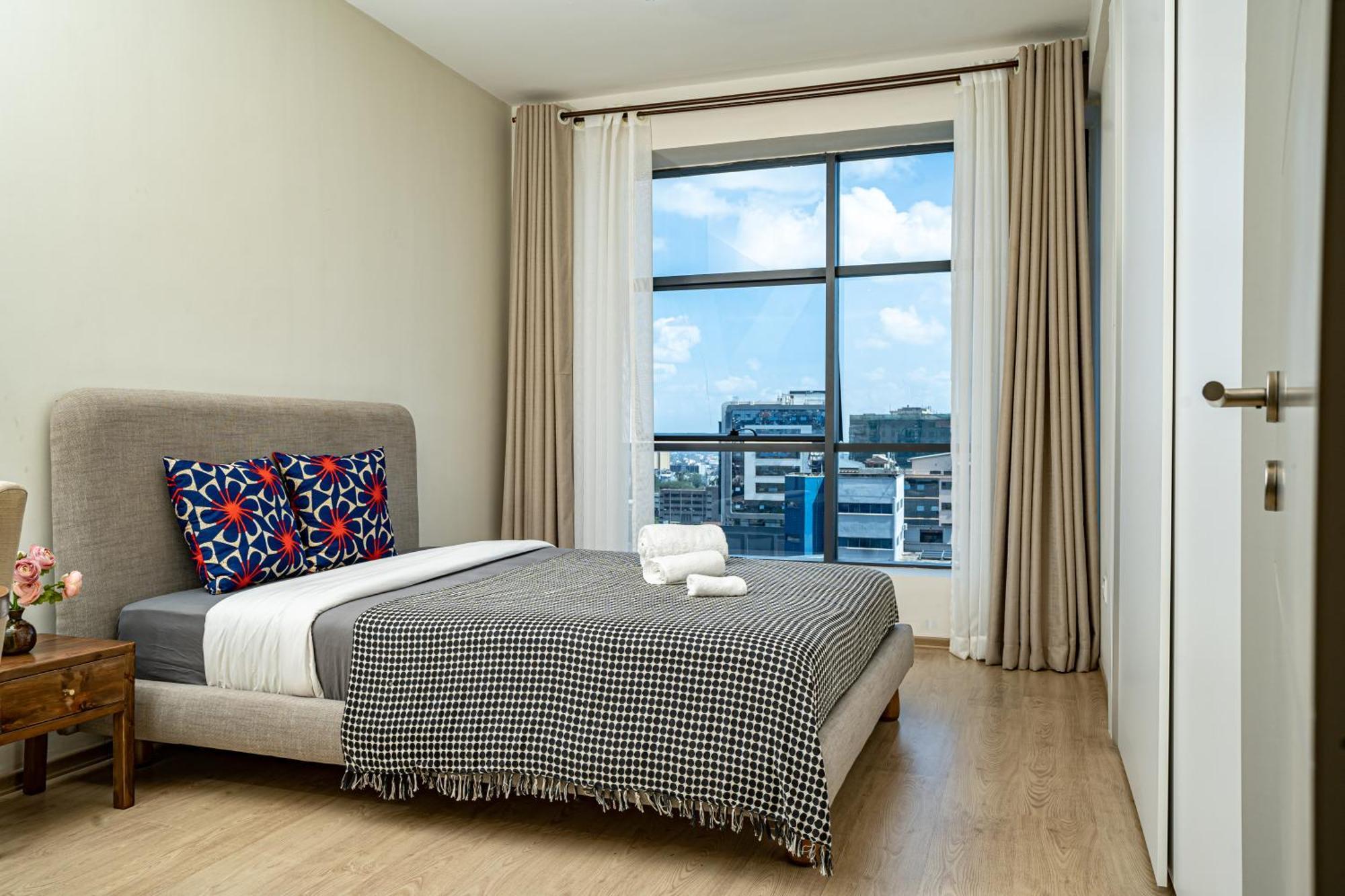 Elite One Bedroom Apartment,Swimming Pool, Gym, Workspace ,Wonderiss Homes Close Proximity To Gtc, Jw Mariott And Kempinski Nairobi Luaran gambar